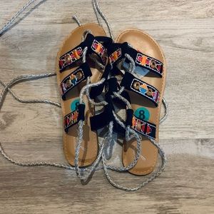 Super Cute Ankle tie Sandals!